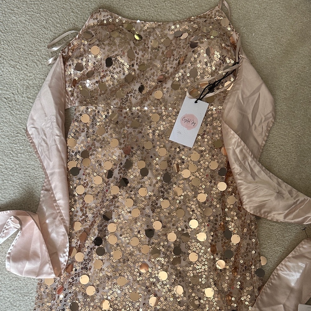 Rose Gold Sequin Jacket